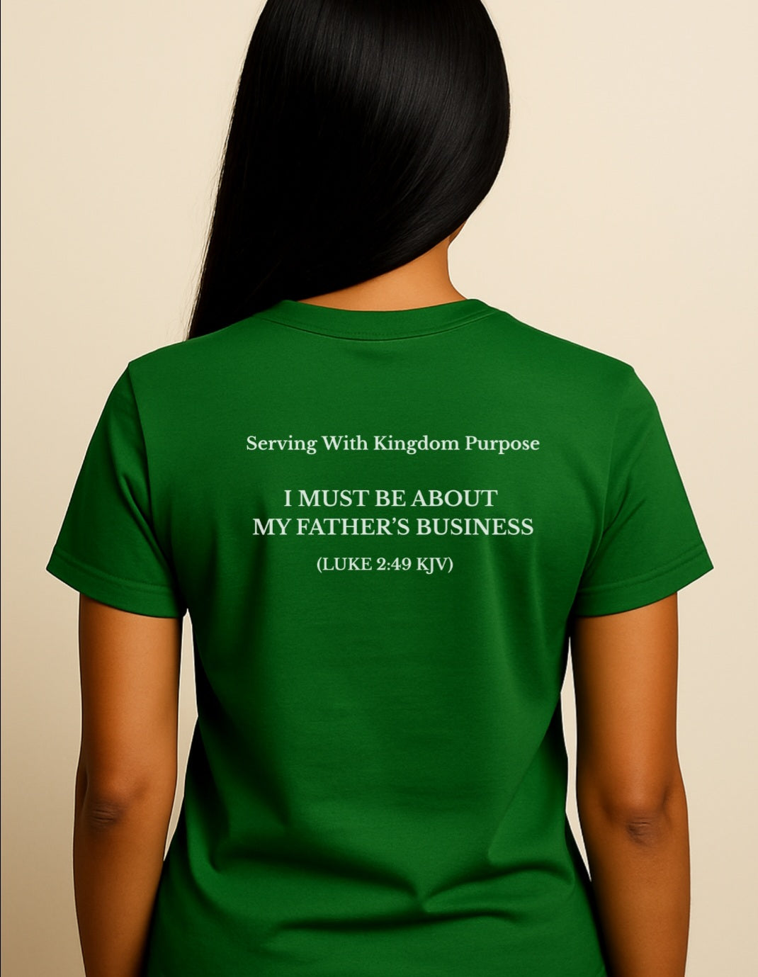 "I Am About My Father's Business" Women's Classic Tee